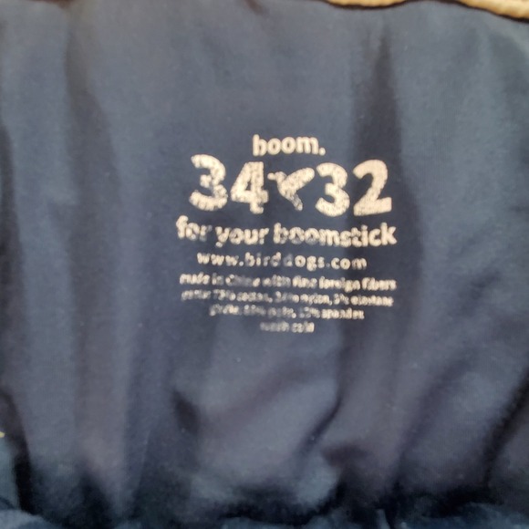 Birddogs Boom Pants Men 34x32 Khaki Performance Stretch Lined Golf Trousers - Picture 7 of 8